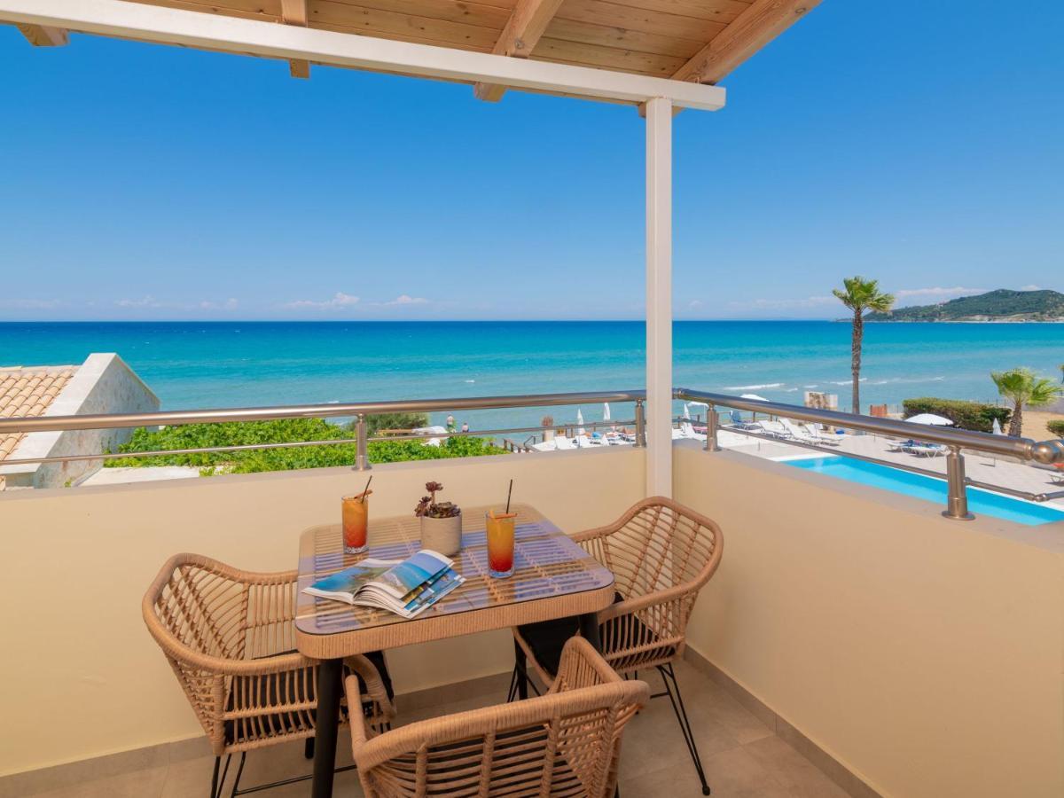 Paradise Elegant Apartments - Perfect Escape On The Beach Alykes  Bagian luar foto